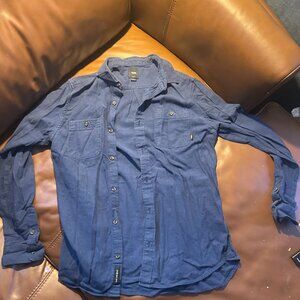 Vans Off The Wall Navy Flannel M